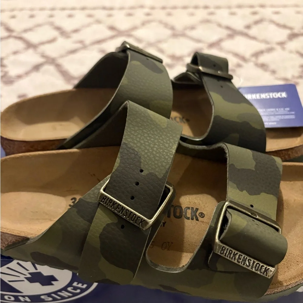 NIB Birkenstock Arizona Big Buckle Desert Soil Camo green Various sizes unisex - Picture 3 of 6